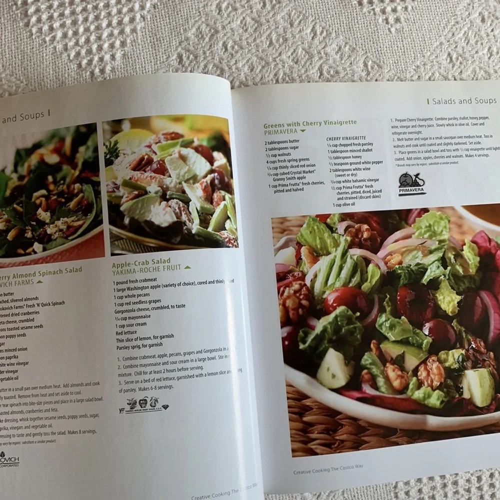 Costco cookbook “Creative Cooking the Costco Way” bountiful recipes